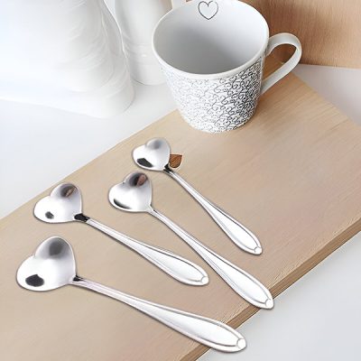 Cucchiaini da caffè a forma di cuore (4 pz) | HEARTSPOON