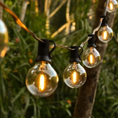 Luci a stringa a globo G40 - 25 lampadine, 7,5 m, espandibile | YARDBULBS