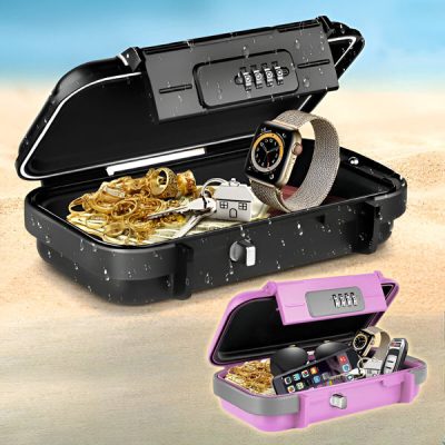 Cassetta di sicurezza da viaggio - per mettere al sicuro i vostri oggetti di valore ovunque | SAFORY