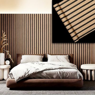 Elegante adesivo murale effetto legno | LINEWALL