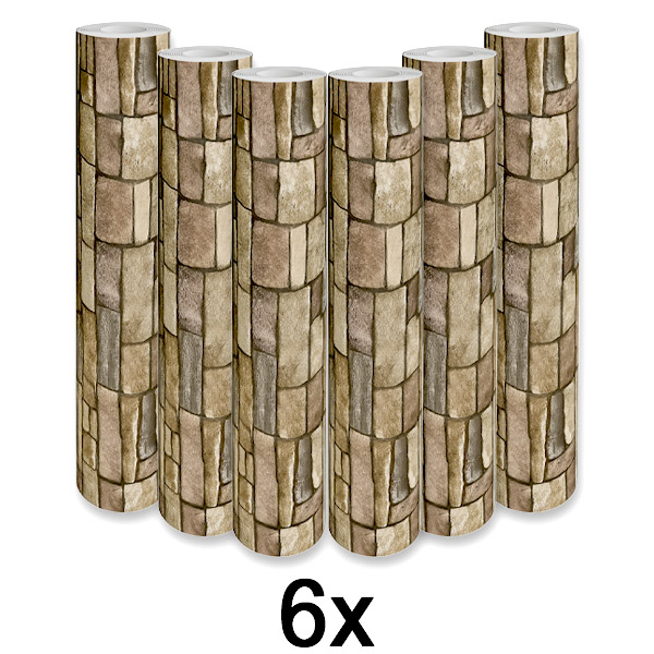 6x Carta da Parati 3D Elegante – Trasformazione Facile delle Pareti | WALLCORWRAP