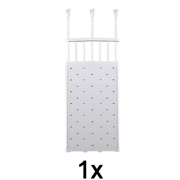 1x Mensola Estensibile a Pressione (48-80 cm, Senza Forare) | SHELFEXPEND