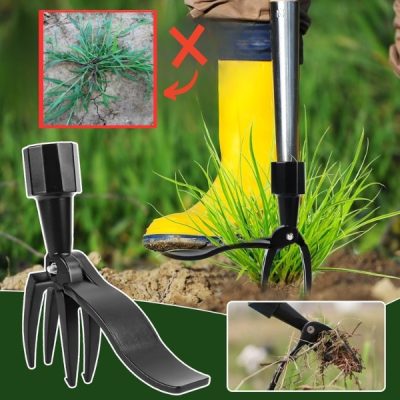 Estirpatore di erbacce con 4 artigli – alluminio, senza piegarsi, senza sostanze chimiche | ROOTNIK