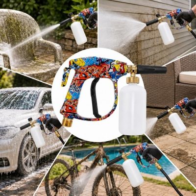 Pistola per idropulitrice ad alta pressione - 5 ugelli | WASHGUN