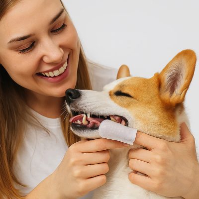Salviette dentali per dita (50 pz/set) | PETTOUCH