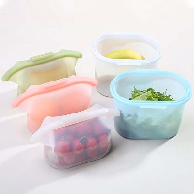 Sacchetti alimentari in silicone riutilizzabili (5 pz/set) | SILIFREEZ