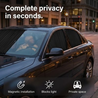 Privacy e protezione solare - 4 parasole magnetici | CARSHADY
